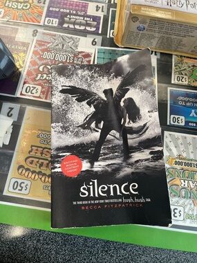 Chronicle Books Black and White "Silence" Book Cover Art Print